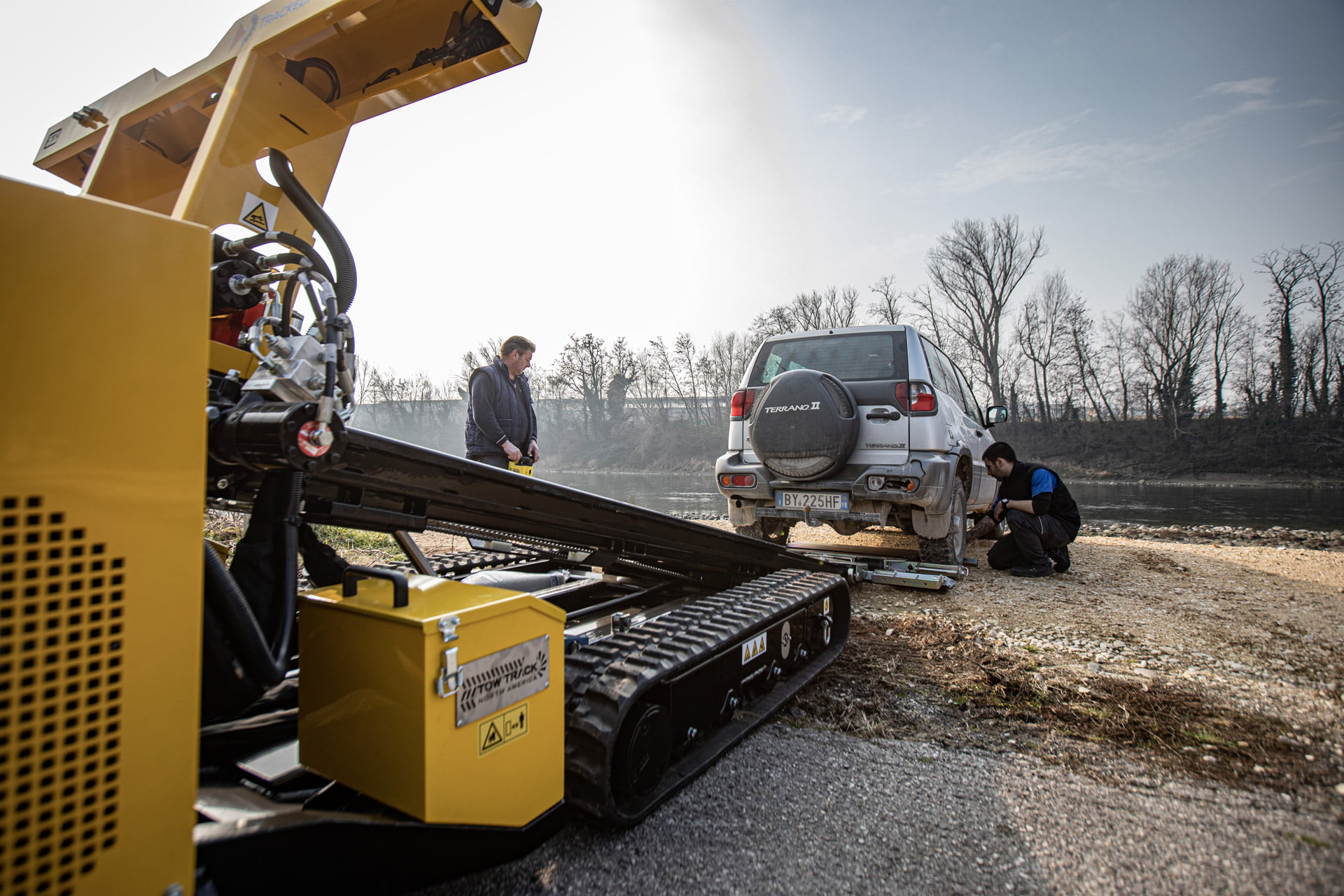 TowTrack solleva veicolo